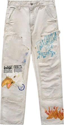 Travis Scott Pantaloni Cactus Jack - Toni neutri