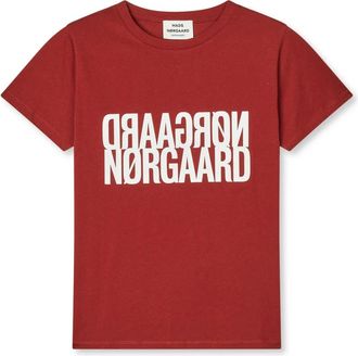Mads Norgaard Tops, Dames, Rood, S, Elegant Wine Trenda P