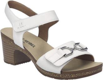 Josef Seibel Grace Ankle Strap Sandal in White at Nordstrom, Size 10-10.5Us