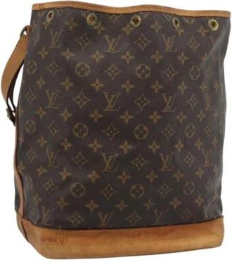 Louis Vuitton Pre-owned Bucket Bag - Dames - Vintage Tas - Bruin - ONE Size - Leer - Vintage