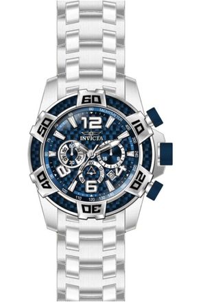 Invicta Pro Diver 51014 Herenhorloge - Quartz Uurwerk - Roestvrij Staal met Blauwe Wijzerplaat - 50 mm