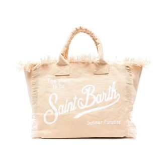 MC2 Saint Barth Tote Bags, female, Beige, Size: ONE SIZE Vanity Tote Bag