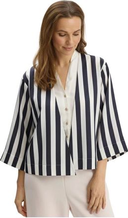 In Front IN Front, Jassen, Dames, Blauw, S, Blouses