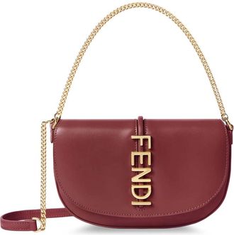 Fendi Handbags, female, Red, Size: ONE SIZE Fendigraphy Wallet on Chain