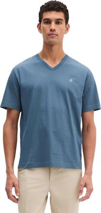 Marc O'Polo V-Shirt MARC OPOLO, Herren, Gr. XXL, storm, Obermaterial: 100% Baumwolle, V-Ausschnitt, Shirts V-Shirt