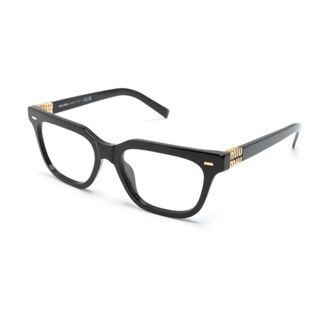 Miu Miu Glasses, female, Black, Size: 53 MM MU 07Xv 16K1O1 Optical Frame