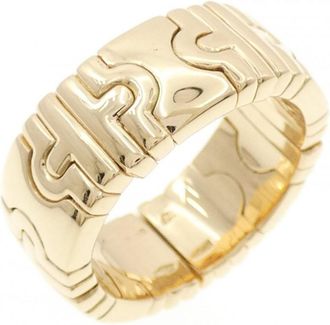 Bulgari Yellow Gold (18K) Band Ring (Pre-Owned)