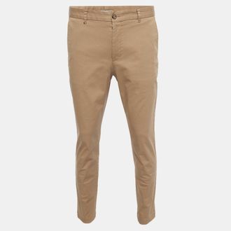 HUGO BOSS Boss By Hugo Boss Beige Cotton Twill Chinos