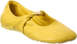 Loewe Pebble Soft Leather Ballerina Flat