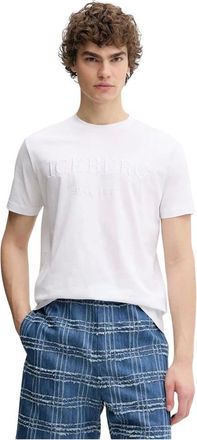 Iceberg Camiseta Cuello Redondo - Tops - Hombre - Blanco - XL