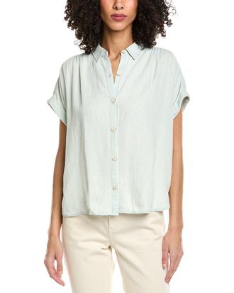 Faherty Breeze Linen-Blend Shirt