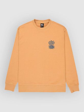 Quiksilver Salt Water Graphic Crew Sweater braun