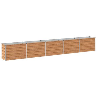 vidaXL Cama De Jard&iacute;n Elevada Madera Marr&oacute;n 400 X 40 X 55 Cm Vidaxl