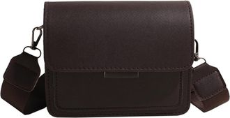 Generic Womens Retro Mini Crossbody Bag, PU Shoulder Handbags with Covered, Adjustable Shoulder Strap Design, Applies to Daily Matching, Casual Walks and Comm