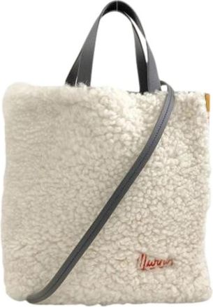 Marni Pre-owned Tote Bag - Dames - Vintage Shopper - Beige - ONE Size - Leer - Vintage