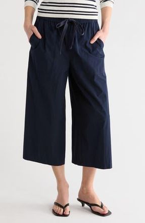 TWP Main St. Cotton Wide Leg Pants in Dark Midnight at Nordstrom Rack, Size Xx-Small