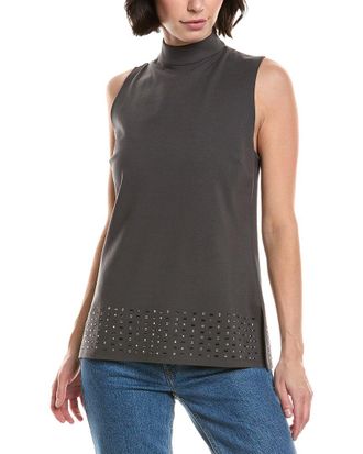 Vince Camuto Mock Neck Sleeveless Tunic