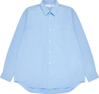 Comme Des Gar&ccedil;ons Long-Sleeve Button-Up Shirt with Pointed Collar