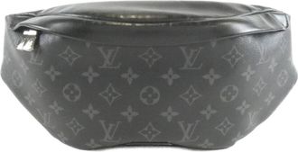 Louis Vuitton Black Coated Canvas Shoulder Bag (Pre-Owned)