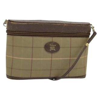 Burberry Pre-owned Canvas Shoulder Bag - Dames - Pre-owned - Beige - Maat: ONE Size