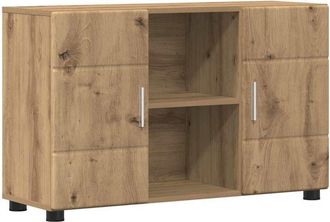 vidaXL Aparador Con Estante Roble Artesanal 88,5 X 30,5 X 55,5 Cm Vidaxl