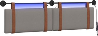 vidaXL Cabecero Colgante Topo Pu Antiguo Vidaxl