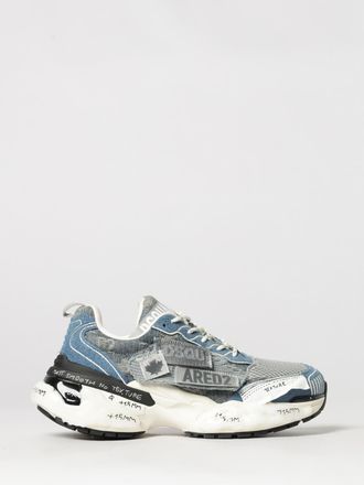 Dsquared2 Faster Sneakers in Denim and Suede with Patchwork Design