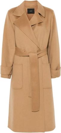 Joseph Arline Coat - Dames - Jas met riem - Bruin - M - Wol - Jassen
