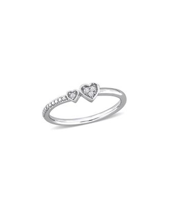 Rina Limor Silver 0.04 ct. tw. Diamond Ring
