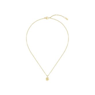 BOSS Gold-tone necklace with Double B monogram pendant