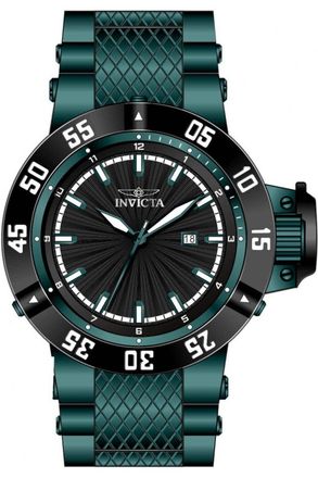 Invicta Subaqua 50793 Herenhorloge - Quartz Uurwerk - Roestvrij Staal met Zwarte Wijzerplaat - 50 mm