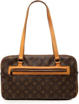 Louis Vuitton Pre-owned Cite GM - Dames - Vintage Schoudertas - Bruin - ONE Size - Leer - Vintage