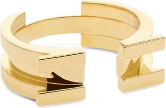 Elisabetta Franchi Metal Bangle - Dames - Armbanden - Geel - ONE Size - Accessoires