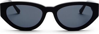 Messy Weekend AUDREY Black Grey Womens Sunglasses Black Size 54
