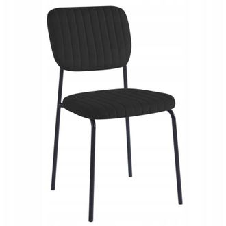 OEM Silla Loft Minimalista Moderna Acolchada En Terciopelo Negro