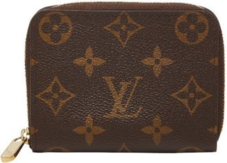 Louis Vuitton Brown Pvc Coin Purse/Coin Case (Pre-Owned)