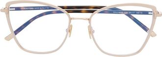 Tom Ford Eyewear Occhiali a farfalla - Marrone