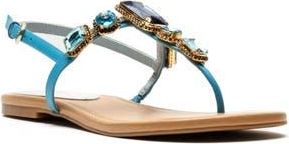 Frances Valentine Tillie Stone Thong Sandal in Blue at Nordstrom Rack, Size 7.5