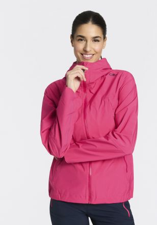 F.lli Campagnolo Regenjacke CMP, Damen, Gr. 34, magenta, Obermaterial: 100% Polyester, Jacken Regenjacke, mit regulierbarer Kapuze, Zwei-Lagen-Konstruktion, &Uuml;bergangsj