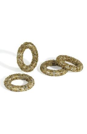 Tiramisu Radiant 4-Pack Napkin Rings in Bronze at Nordstrom Rack