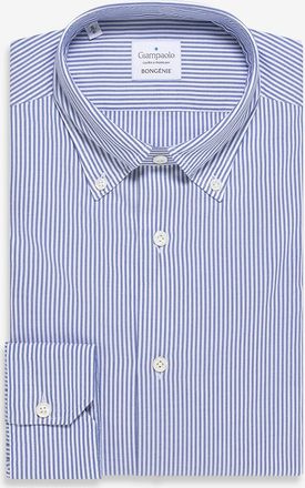 Giampaolo Lang&auml;rmeliges Hemd aus Baumwolle