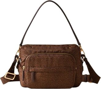 Borbonese Mujer, Bolsos, Marr&oacute;n, Talla: ONE Size