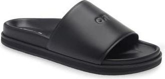 Off-white Off Stamp Cloud Slide Sandal in Black Black at Nordstrom Rack, Size 10Us / 43Eu
