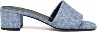 Givenchy Schoenen, Dames, Blauw, 39 EU, Denim, Mules van Denim