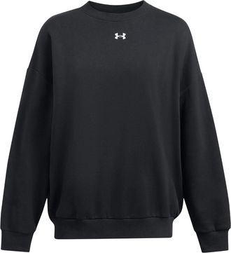 Under Armour Dames Rival Fleece Sweatshirt (Zwart)