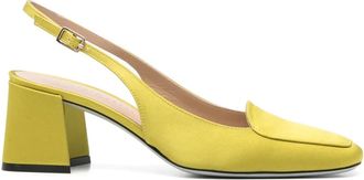 Roberto Festa Milano Pumps Raina Lux con cinturino posteriore 50mm - Verde