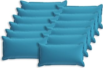 vidaXL Funda De Almohada 12 Uds. Houten Azul Claro 40 X 80 Cm Vidaxl