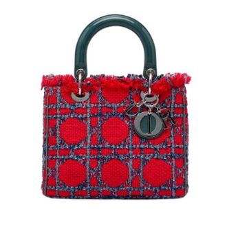 Dior Pre-owned Lady Handbag - Dames - Vintage Handtas - Rood - ONE Size - Leer - Vintage