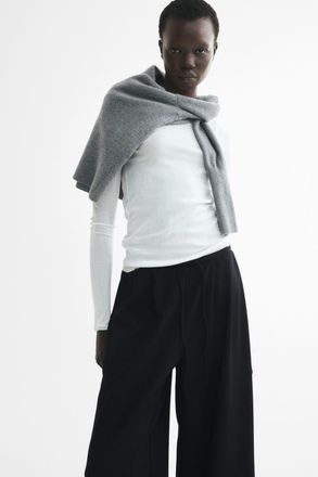 H&M Pleated Drawstring Pants in Black at Nordstrom, Size X-Large