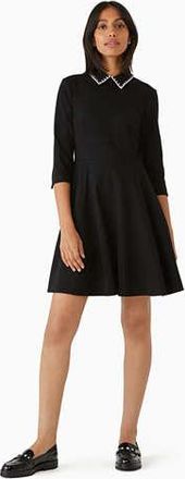 Kate Spade New York Embellished Collar Ponte Dress